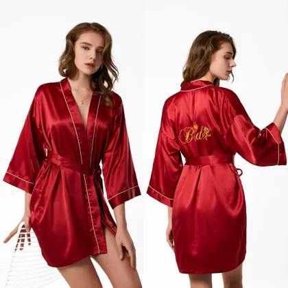 Wholesale Silky Satin Pajamas and Robes for Women