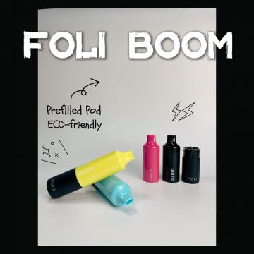 6000 Puffs Disposable Prefilled Pod FOLI BOOM Kit