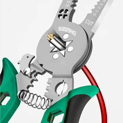Green disc wire stripper