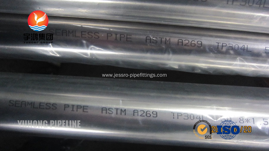 Seamless Tubing ASTM A269 TP304L Polished