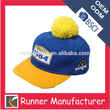 Custom new design snapback cap winter cap promotional cap