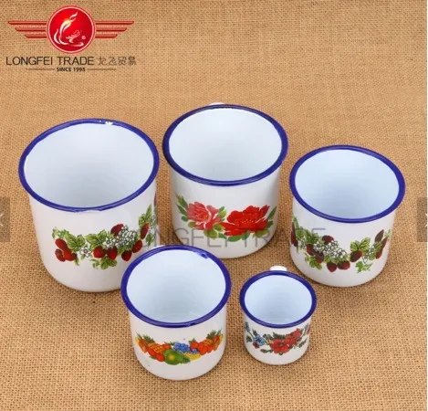 China Supplier Custom Various Color Enamel Mug Cup