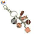 Sublimation metal sticker printing keychain for sale