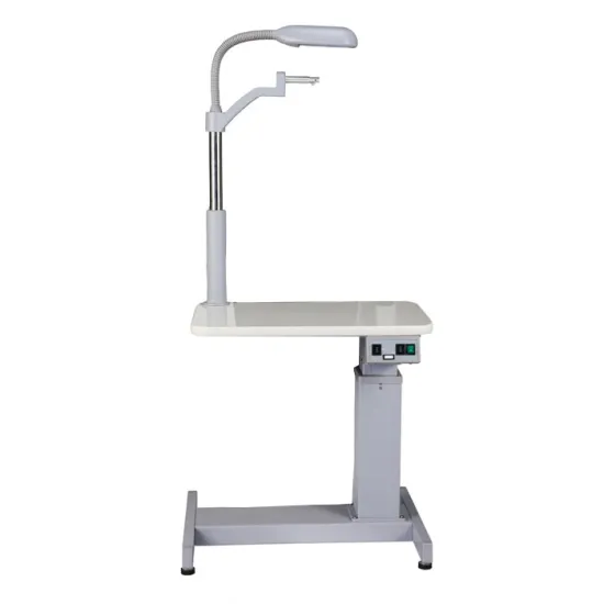China Ophthalmic Optometry Electric Table with Phoropter Arm and Lamp