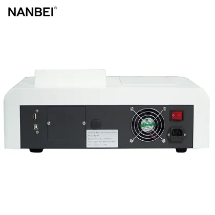 semi automatic uv visible spectrophotometer for chemistry lab