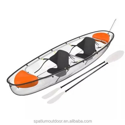 Transparent Kayaks: Spatium's 2024 Collection - Crystal Rowing Boats for Sale