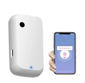 Tuya Zigbee Illuminance Sensor - 180 Degree Light Brightness Detection USB Powered
