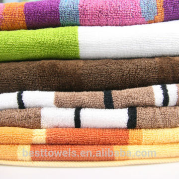 Handmade crochet cotton terry towel blanket