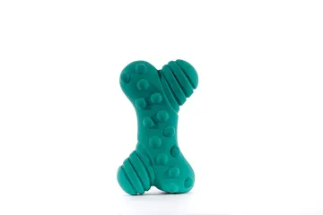 Natural Latex Dog Chew Bone Toy with Sound