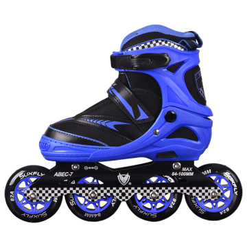 Wheels Leather Pp Skating Inline Quad Skates