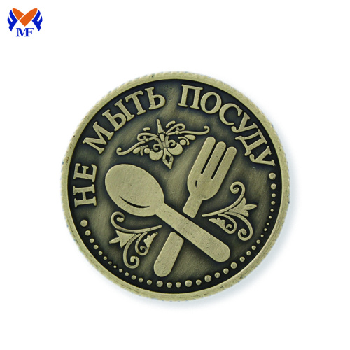 Custom made metal alloy coins