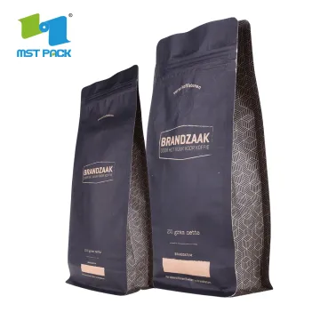 Kraft Paper Coffee Bag with Degassing Valve