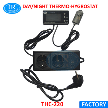 THC-220 Thermostat i Hygrostat: Kontrola rozwiązania do zarządzania klimatem