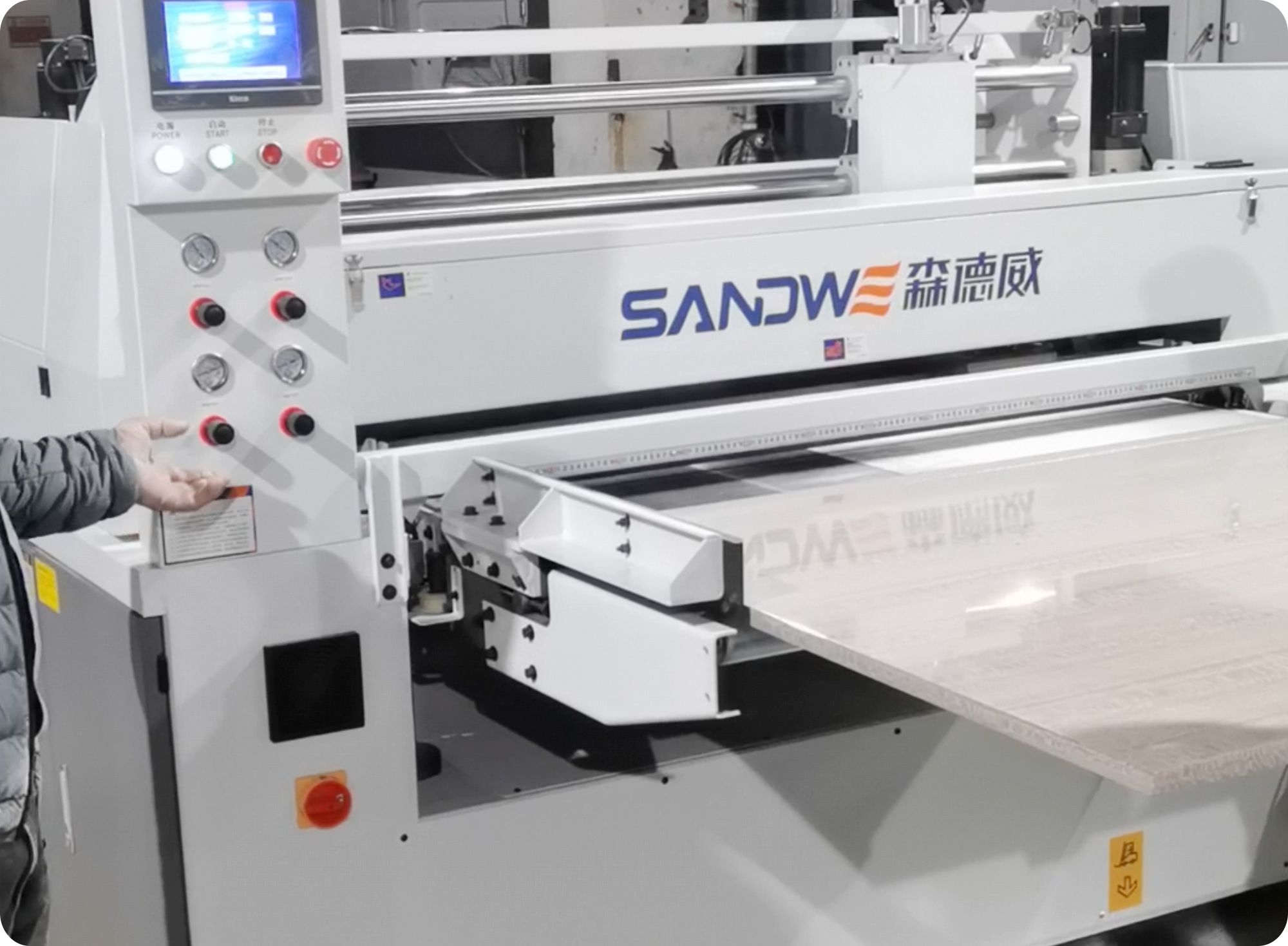 automatic sheet deburring Automatic Metal Wide Belt Sander