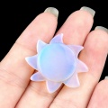 Opalite 28MM Sun Ornament for Home Decoration Handmade Craved Stone Solar