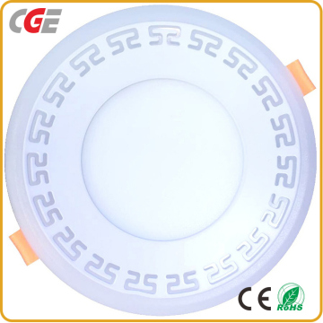 LED Panel Light 3+3W/6+3W/12+6W/18+6W Double Colors LED Panel Lighting