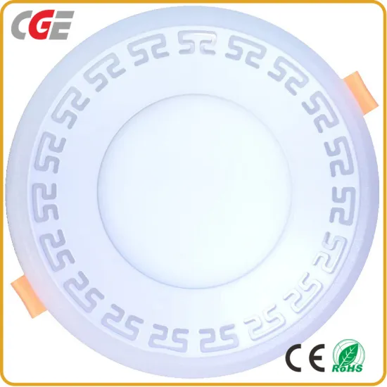 LED Panel Light 3+3W/6+3W/12+6W/18+6W Double Colors LED Panel Lighting