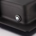 Localización de la caja de herramientas de acero negro Bloqueo del panel de gabinete industrial MS866-3