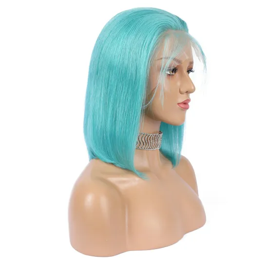 MegaLook Hair Dyeable custom Any color Brazilian Lace Front Wigs With Baby Hair, 150%+ 180% Density Lace Human Hair Wig