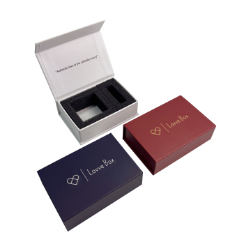 Custom Logo Rigid Cardboard Magnetic Closure Gift Box Packaging
