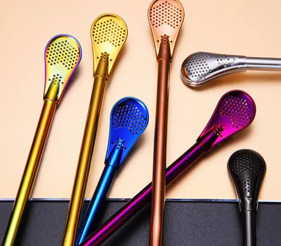 Quality Shaped Stainless Steel Decorative  Filter Straw