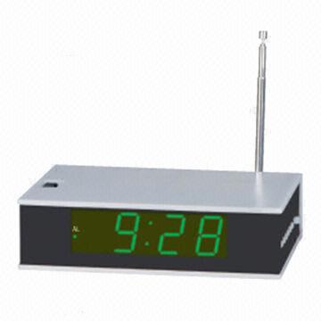 LED Radio Clock, AC 220V/50Hz