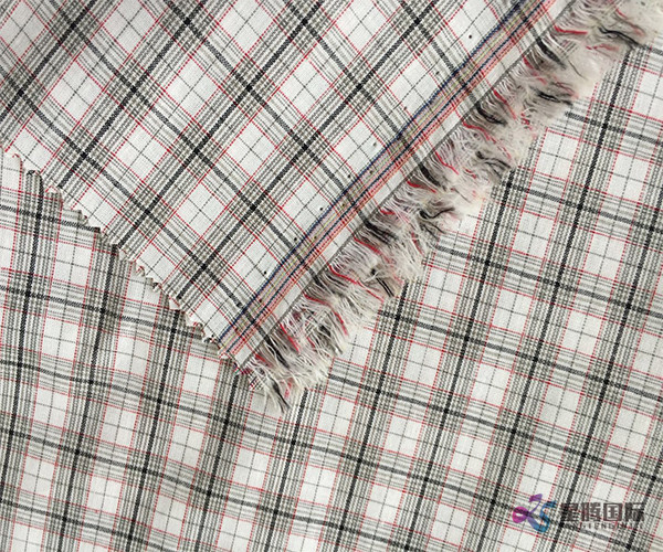 Colorful 100% Cotton Check Design Shirting Fabric