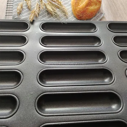 Non-Stick Alu-Steel Finger Baguette Bread Moulds & Baking Trays Manufacturer