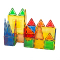 Plastik magnet bangunan blok mainan mainan pendidikan 2016