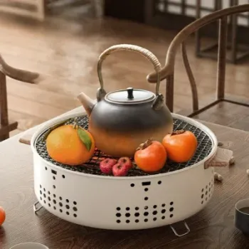 Promotion Price Utility Easy Clean Durable Stainless Steel Camping Coal Oven Stove