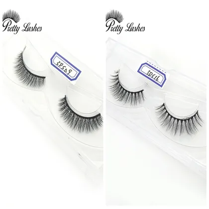 100% 3d silk fiber eyelashes Design Logo Boxes