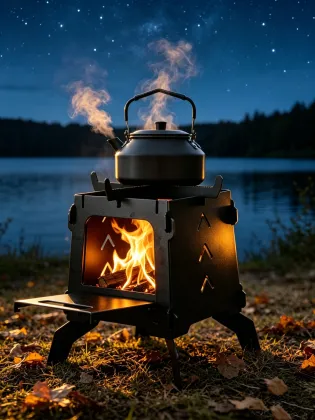 Eco-Friendly Card-Style Mini Fire Stove for Camping