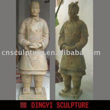 Lifesize Xi'an Warriors Sculpture