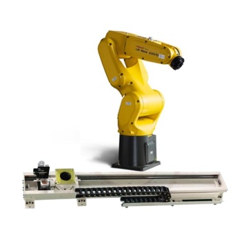 6-Achsen-Fanuc LR Mate 200ID-Roboterarm mit CNGBS Guide Rail für automatisierte Pickel und Platz