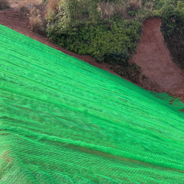 Proteção plástica de inclinação líquida de vegetação tridimensional