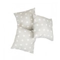 Gray Teepee For Kids Stars With Pillows