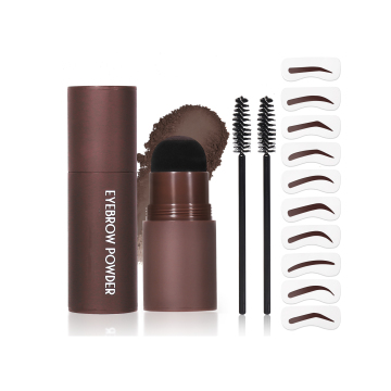 Bubuk finishing garis rambut: pembentukan alis dan bubuk contouring