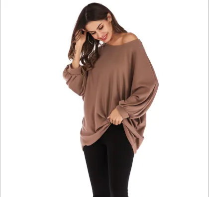 Lady Bat Long Sleeve Woman Plus Size Blouse