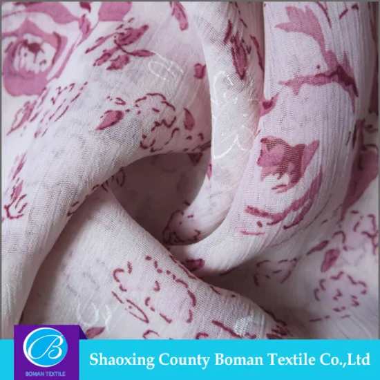 China wholesale High quality Fancy Print chiffon fabric rolls