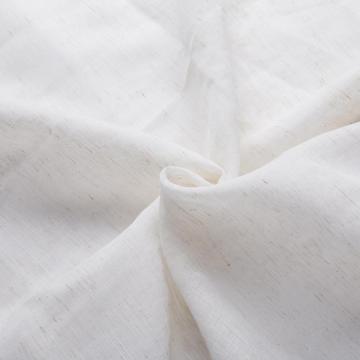 100% Poly Linen Touching Sheer Curtain