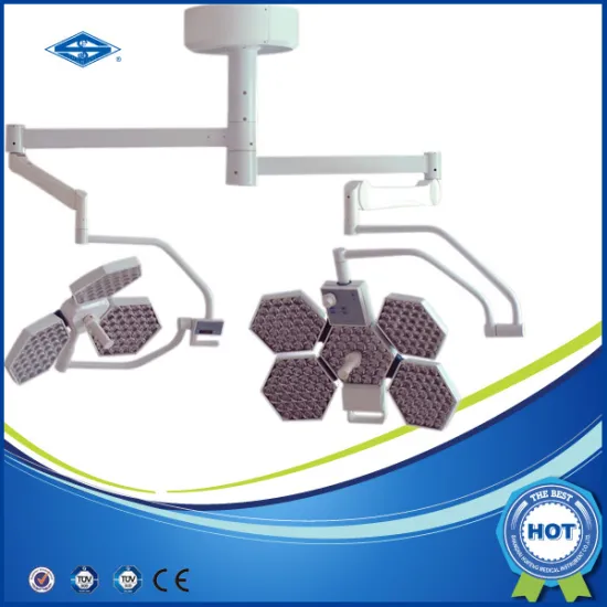 SY02-LED3+5 FDA Approved Double Wings Suspending Arms Ceiling Medical OT light LED Shadowless Lamp