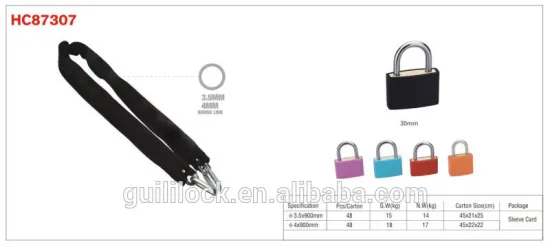 Anti-theft Chain Lock,Pad Lock,Motorcycle Lock HC87307