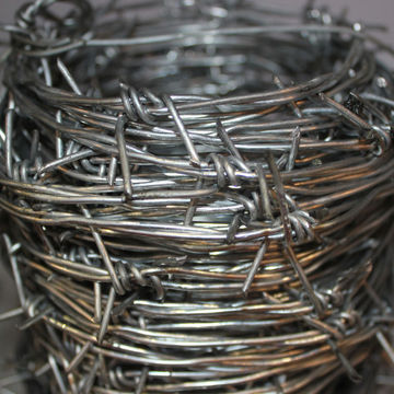 Durable barbed wire for security fencing and livestock fencing, various types available