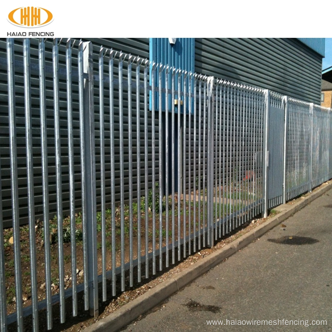 w style steel colour coated palisade fence