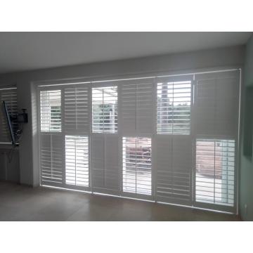 Tie-on-tie PVC plantation shutters