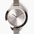 Lady Stainless Steel Watch com alça milanesa