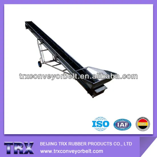 Inclined Nylon Conveyor Belt For Hot Materials