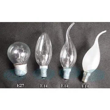 1-light clear glass cloche filament pendant chandeliers #2067