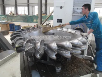 Hydraulic power generator Pelton Turbine Wheel