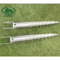 Galv Q235 Steel Ground Screws Anchor